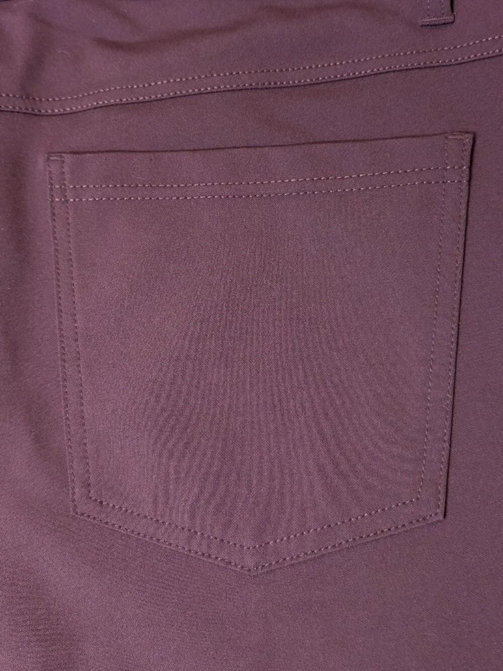 BYLT Men's 40 Waist Premium Basics Everyday Pants 2.0 Slim Fit, Maroon, Like New